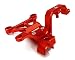 Produktbild Integy RC Model Hop-ups C28146RED Billet Machined Steering Bell Crank Support for Traxxas X-Maxx 4X4