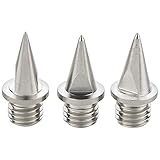 Form: Pyramidenförmig Spike-Dornen 6 mm 28 St. Ersatz-Nägel für Leichtathletik-Spikes Allround LAUFSTOFF
