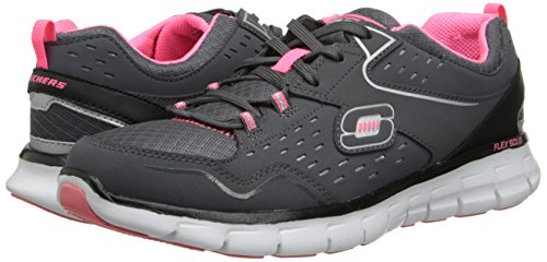 Skechers Damen Synergy-Front Row Sneaker, Grau (Ccbk), 40 - 6