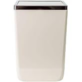 Primanova Toskana Kapaklı Kova, Plastik/&Ccedil;elik, Bej, 6L lt, 175 x 175 x 260 mm