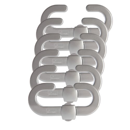 Dreambaby Secure-a-lock (Pack Of 6, Silver colour)