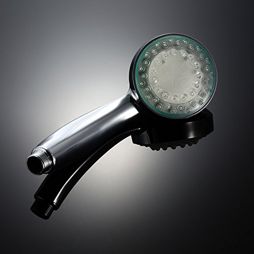 Anself LED 3 Farbwechsel Duschkopf Handbrause für Badezimmer - 5