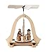Produktbild DREGENO Seiffen Pyramide mit Christi Geburt, Holz, Natur, 23 x 20 x 26 cm,