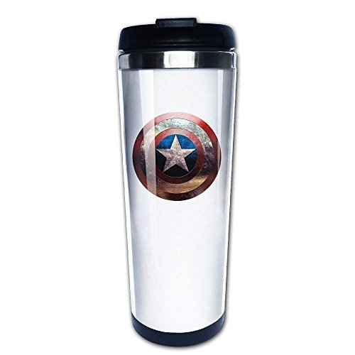 Preisvergleich Produktbild MIOPAIGE Captain America Shield Vacuum Cup Coffee / Travel Mug(Teetassen / Kaffeetassen)s