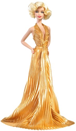 Barbie Mattel Year 2008 50Th Anniversary Pink Label Collector Series 12 Inch Doll - Barbie As Marilyn Monroe In 