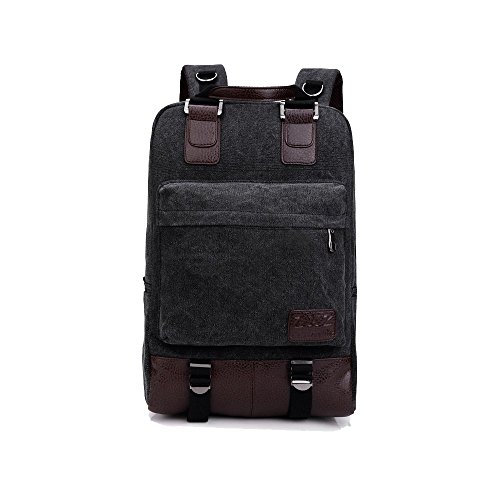 HongyuTing Vintage Canvas Laptop (14 Zoll) Rucksack Spielraum Rucksack Schulrucksack Unisex Rucksack / Handtasche für Damen und Herren