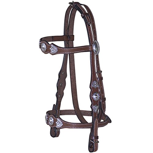 Argys-Art-Western-Headstall-Brown
