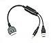 Produktbild iPod Cable for BMW, Geotech Mini Cooper Maserati iPod iPhone Dock 30 Pin Connector Lead USB AUX Audio Music iDrive Interface AUX-IN Cable Adapter | Data Sync Transfer & Charging | for Apple iPod iPhone 3 4 4S | S6FLA USB/Audio interface for Mini Cooper Maserati BMW | BMWiPod - Black