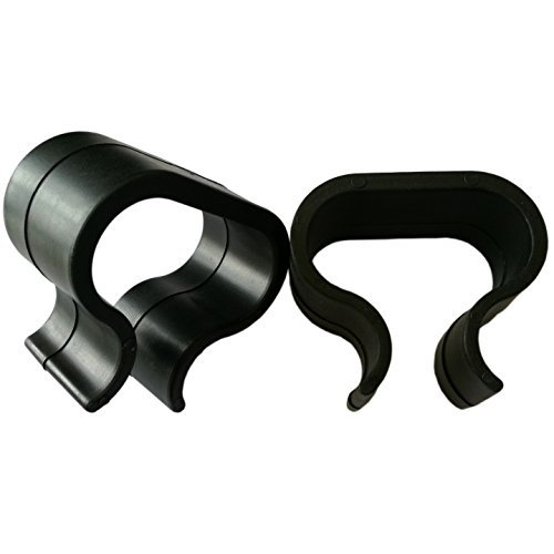 Sunnytech Lot de 10 attaches pour alignement de meuble en osier, canapé en rotin, chaise de jardin pour patio extérieur Connecteurs pour meuble en rotin- antidérapants, Plastique, Noir , 2.13inches?Medium?