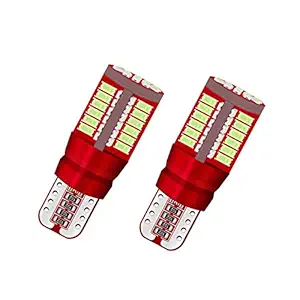 AllExtreme EXW5WP2 Universal T10 LED Parking Light 57 SMD Super Bright Interior Pilot License Plate Dome Indicator Lamp Bulb for Car Bike and Motorcycle (5W, White, 2 PCS)