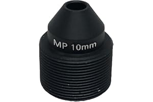 5st HD 2,0 megapixel 10 mm objektiv M12 Pinhole lins Inbyggt IR-filter for CCTV-kameror, fäste M12*P0,5, F1,6