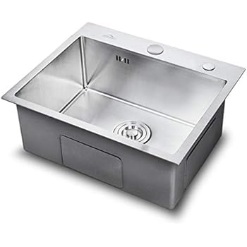 AuraLum 58×43×22cm Küchenspüle Waschbecken Spülbecken Handwaschbecken