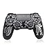 Produktbild BEESCLOVER  2 in 1 weiche Silikonkautschuk-Hülle für Play Station Dualshock 4 PS4 DS4 Pro Schlank Wireless Controller Skin + 2 Griffe EINWEG White