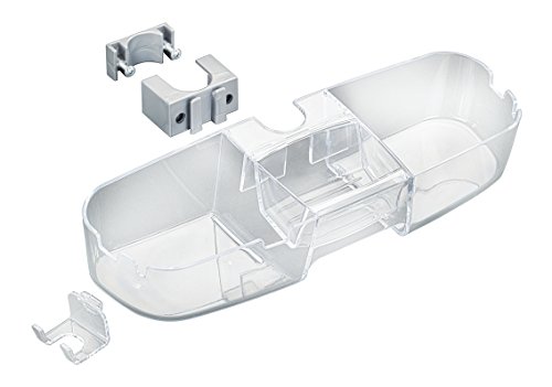 Wenko 22796100 Duschstangencaddy Premium Duschregal mit 3 Fächern und Haken, Kunststoff, transparent, 12 x 36 x 7,5 cm - 7