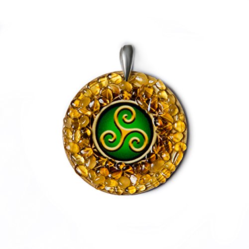 Preisvergleich Produktbild Amber Magic Schutzamulett "Triskelion", Bernstein