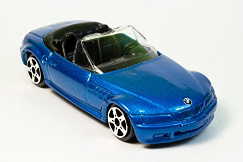 Preisvergleich Produktbild MAISTO® BMW Z3 - Roadster / Cabrio - 1:64 - blau metallic