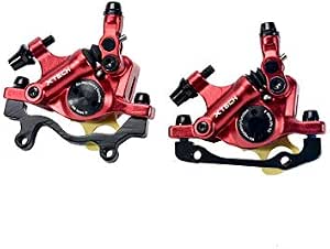 Am - Pinza freno a disco idraulico Zoom, lineare, anteriore e posteriore,  per MTB e bici da strada, Rosso : Amazon.it: Sport e tempo libero