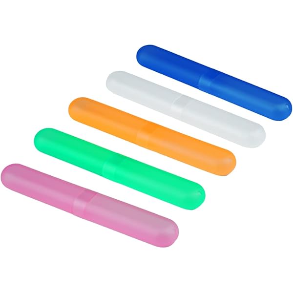 Set 6 Portaspazzolino Da Viaggio - Custodie Igieniche Traspiranti | Per Scuola, Palestra, Campeggio - Foto 4