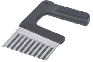 DEXAM Faringdon Stainless Steel Crinkle Cutter, Black