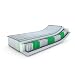 Produktbild MSS® "SilverSeason" 7 Zonen Taschenfederkernmatratze Premium 180 x 200 cm Kaltschaum mit Premium SilverCare® Bezug inkl. Steppung Sommer und Winterseite waschbar bis 60 °C /