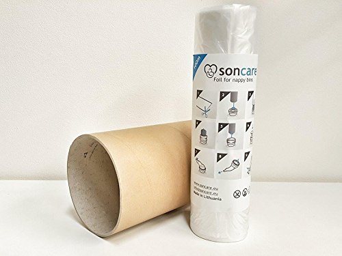 Recharge sacs Folie pour Sangenic cassettes Angelcare Tommee Tippee (100m.+ SKID) 100M SAC PLASTIQUE SONCARE POUR ANGELCARE RECHARGES POUBELLE COMPATIBLES