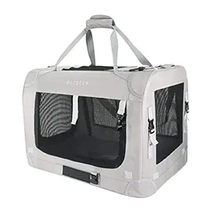 Petseek Extra Large Cat Carrier Soft Sided Folding Small Medium Dog Pet Carrier 24