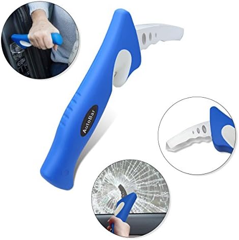 Car Handle | Multi-function,Top- Quality | Car Assist Handle Bar, Emergency Escape Tools Suitable for Elderly, Pregnant, Injury - MHBY (Blue)