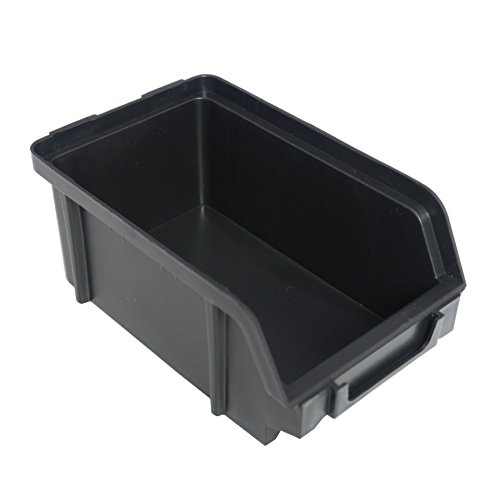 Werkstatt Wandregal Stapelboxen Set 32-tlg. | Hängeregal Sortimentskasten Steckregal Kleinteilemagazin Sichtlagerkästen Lagerregal Sortierkasten Werkstattregal Stapelkisten Schraubenregal Schüttenregal - 4