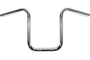 WESTLAND CUSTOMS 1 inch (25.4mm) Universal Handlebars Narrow Ape Hanger 12 Inch Chrome