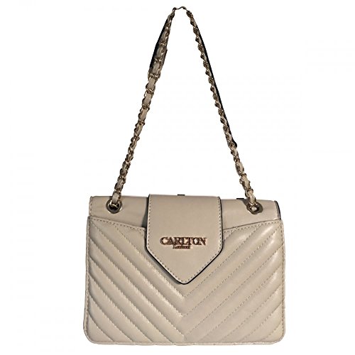 Preisvergleich Produktbild Carlton London Amaryllis Crossbody Handtasche - Kitt