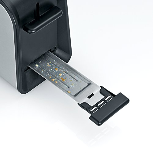 Severin AT 2260 Automatik-Langschlitztoaster „Supreme“, edelstahl gebürstet / schwarz - 5