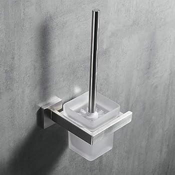 NearMoon Toilettenpapierhalter Aus Edelstahl SUS304 – Rostfrei, Wandmontiert, Gebürstetes Nickel