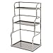 Produktbild DFHHG® Küche Regal Drei Ebenen Wand Hängen Edelstahl Gewürz Regal Gewürz Lagerung Rack Küche Supplies Landung Lagerung Rack Stark und langlebig ( größe : 35*32*59cm )
