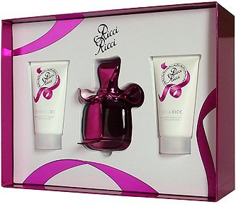 Ricci Ricci Gift Set By Nina Ricci (1.7 Eau De Parfum Spray + 1.7 Oz Audacious Body Lotion + 1.7 Oz Audacious Shower Gel)