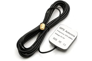 TREADALT-TEC GPS Antenna, Vehicle Waterproof, Magnetic Antenna, SMA Male Connector, Real Time Tracking, 1575.42±1MHz, CF±5MHz, 28±2dB Gain