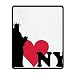 Produktbild Präzise Nähte und dauerhafte Unix - l Liebe New York Mousepad Wasserdichte Mousepads mit Rutschfesten Gummi - Basis für Büro - Games - Forschung - Mousepad