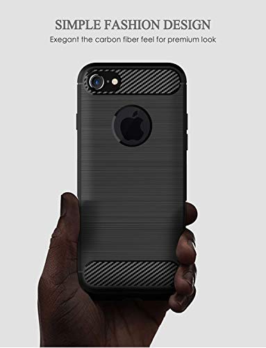 Vankwok-Cover-iPhone-7-Sottile-Custodia-iPhone-8-Silicone-TPU-Design-in-Fibra-di-Carbonio-Originale-Custodia-per-Apple-iPhone-7-e-8-47-inch