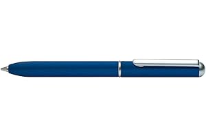 Online mini penna a sfera twist blu con clip in metallo ricarica penna standard piccole penne per la borsa lunghezza 8 cm, si inserisce in portafogli e piccole borse biro con colore nero scrittura
