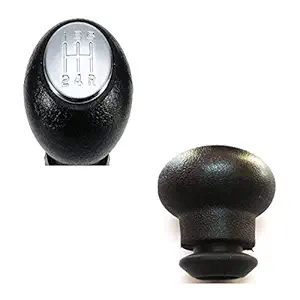 Gear Shift Knob for Ritz Medium (Black & Chrome)