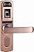 Produktbild Fingerprint lock Home Intelligente Fingerabdruck Magnetische Kartensperre Home Anti - Diebstahl Wooden Türschloss Sicherheit Elektronische Sperre Tür Türschloss,C