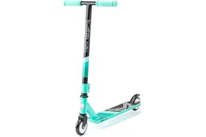 Xootz Phantom Stunt Scooter, Adult and Kids Kick Scooter, Freestyle, T Bar Scooter, Black