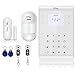 Price comparison product image CPVAN 2G/GSM Home Security Alarm System Kit, APP Control-Extensible-433MHz, Smart Burglar Alarm System with PIR Motion Sensor, Door Alarm Sensor, Remote Controller, Ideal for Home/Office, Model CP5