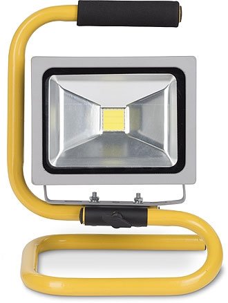 Flexibles super helles LED Flutlicht mit 220 Volt – 20 Watt – 1440 Lumen und leichtem Alugehäuse. LED Arbeitsdauer von 50.000 Stunden. Besticht durch geringen Energieverbrauch, längere Haltbarkeit, geringe Empfindlichkeit. - 3