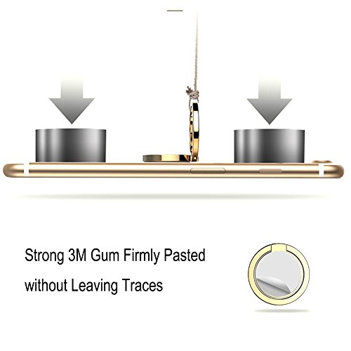 Olize anello di metallo Phone grip Holder ruotabile di 360Â gradi, supporto da tavolo, anti goccia anello cavalletto telefoni intelligenti per iPhone 7Â 8Â Plus Samsung Galaxy S8Â smartphone/tablet