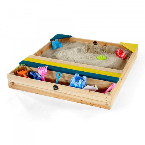 Plum Store it Outdoor Play Wooden Sand Pit Plum Store it Outdoor Play Wooden Sand Pit