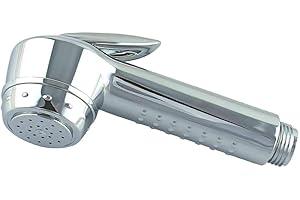 ETOMVOOP Duschkopf, Chrom, Ein/Aus-Wasserdurchfluss, heiß und kalt, 1,27 cm Gewinde, Handbrause für Wohnwagen, Wohnmobil, Boot, Universal