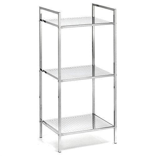 Regal Badregal Metallregal Mehrzweckregal MATIS, verchromt, mit 3 Böden - 2