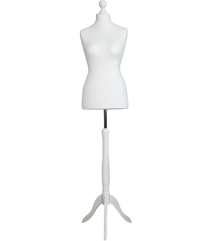 Manichino Sartoriale AILANT In Legno Chiaro Con Copertura Lavabile – Taglie Da XS A XXL, Altezza Regolabile 140-175 Cm