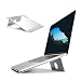 Produktbild WEYO Laptop Ständer Aluminium Notebook Ständer, Leicht Computer Stand mit Silikon Pad Anti-Rutsh für MacBook, Air, HP, Samsung, Lenove, Tablet, Silber