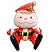Produktbild Homeofying 3D-Stereo-Weihnachtsmann-Folienballon für Weihnachten, Party, Heimdekoration, Kinderspielzeug, Geschenk Zufällige Farbauswahl